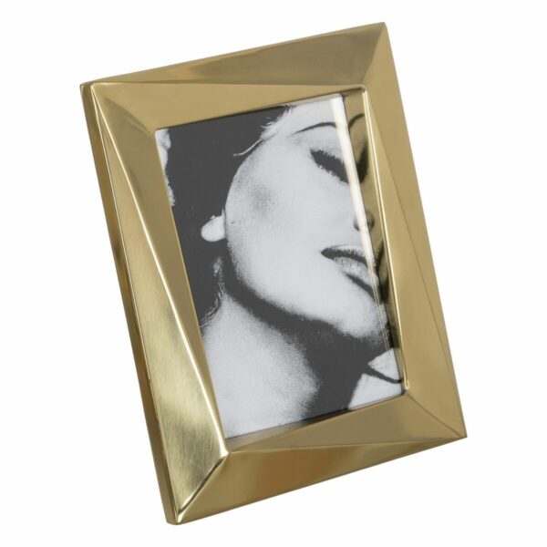 Рамка за снимки Златен Неръждаема стомана Кристал 23 x 28 cm