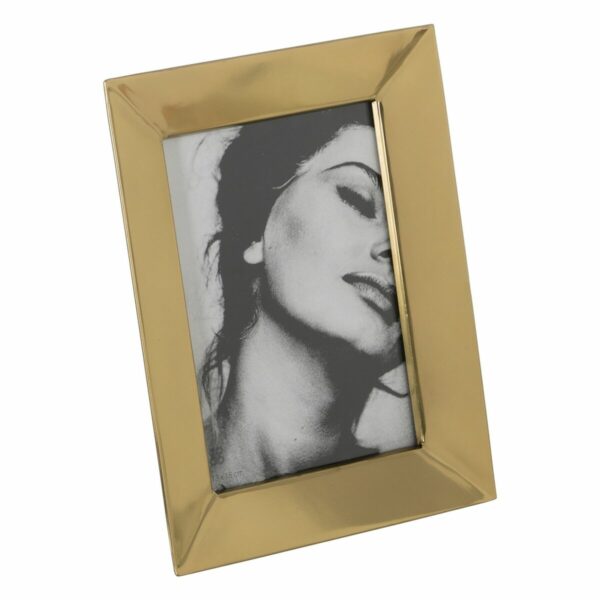 Рамка за снимки Златен Неръждаема стомана Кристал 19 x 24 cm