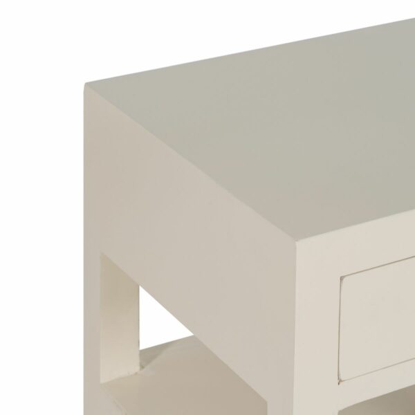 Нощно шкафче ORIENTE Бял Дървен MDF 50 x 40 x 66 cm