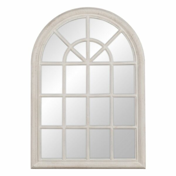 Стенно огледало Бял Кристал Дърво от пауловния Прозорец 73,7 x 3,6 x 104 cm