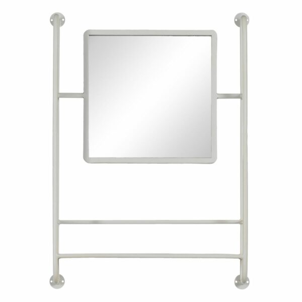 Стенно огледало Бял Кристал 52,5 x 12 x 73 cm