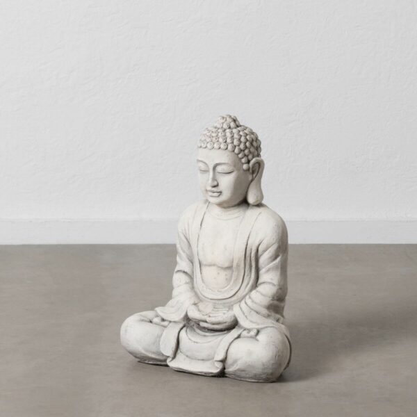 Скулптура Буда Сив Етнически 44 x 27 x 58 cm