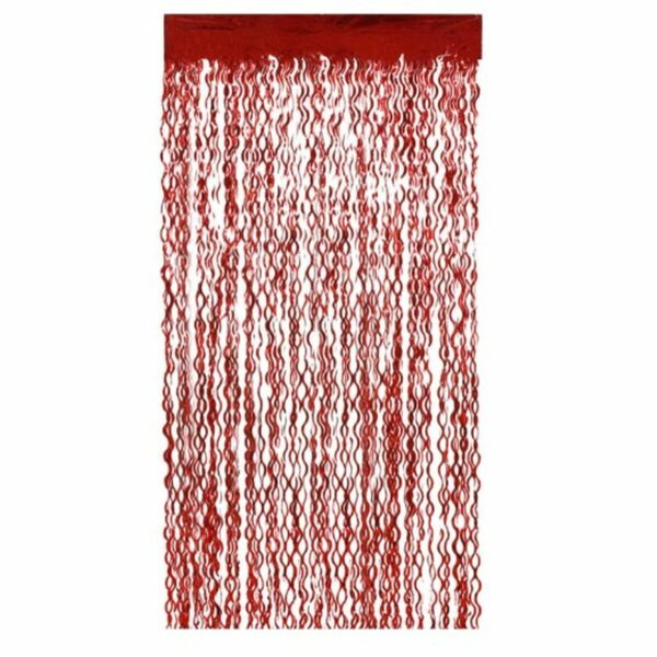 Завеса Вълни Червен 200 x 100 cm