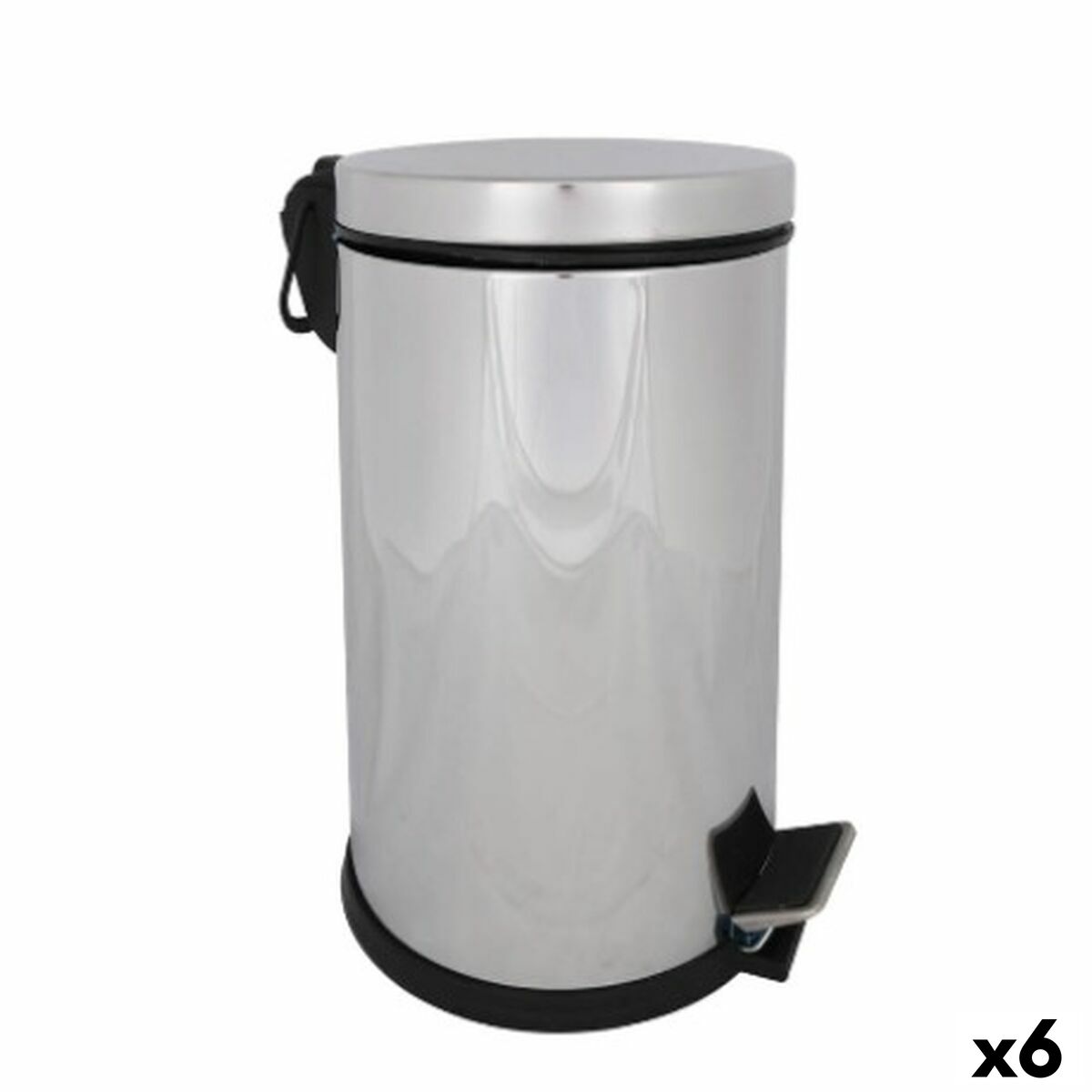 Кошче за боклук Confortime Сребрист Метал 4 броя 12 L 25 x 39 cm (25 x 25 x 39 cm)