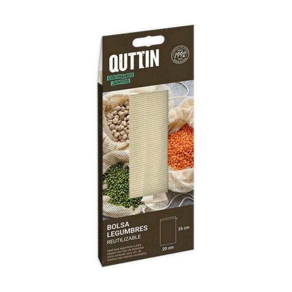 Чанта за храна за многократна употреба Quttin Зеленчуци 35 x 20 cm (48 броя)