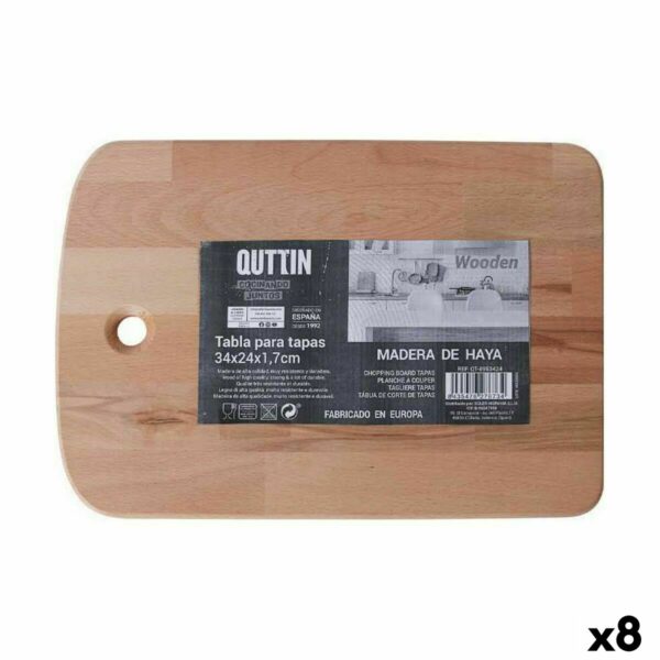 Дъска за рязане Quttin 34 x 24 x 1,7 cm (8 броя)