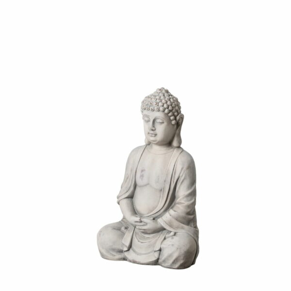 Скулптура Буда Сив Етнически 44,5 x 28 x 70,5 cm