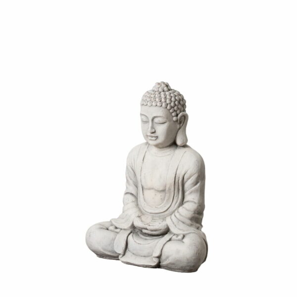 Скулптура Буда Сив Етнически 44 x 27 x 58 cm