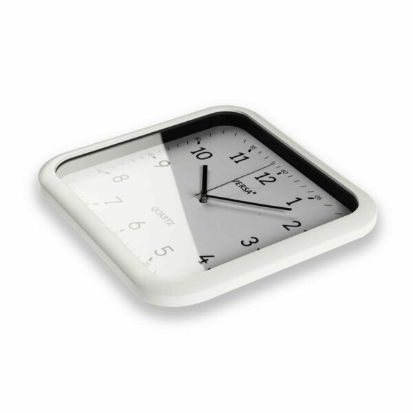 Стенен часовник Versa Бял Пластмаса Кварц 3,5 x 28,5 x 29,5 cm