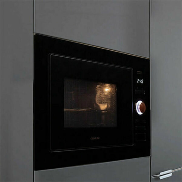 Вградена микровълнова печка Cecotec 25 L 900 W Черен/Розов Черен 20 L