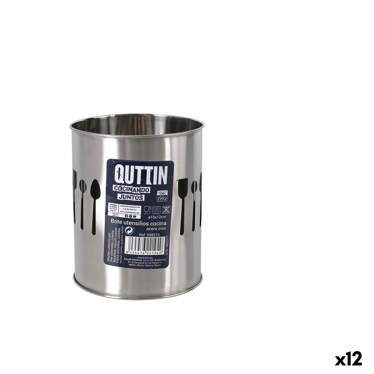 Кофа за Лед Quttin Quttin Неръждаема стомана 5 L ø 22,2 x 21 cm