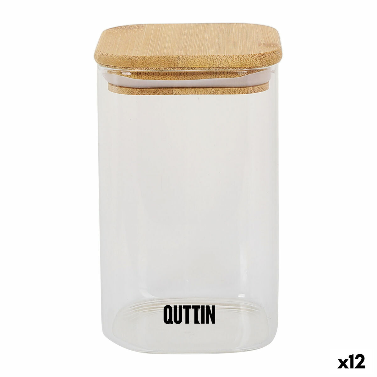 Квадратна Кутия за Обяд с Капак Quttin Син 1,1 L (6 броя)