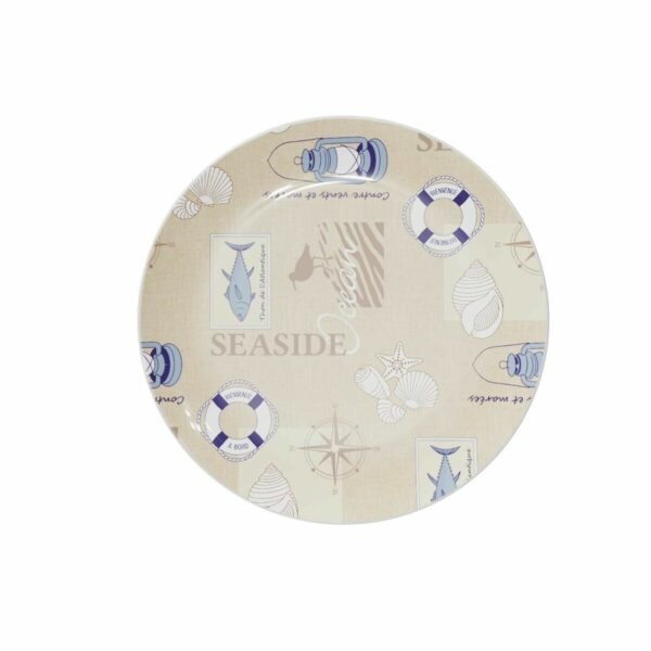 Плоска чиния Versa Seaside полиетилен RPET Ø 25 cm