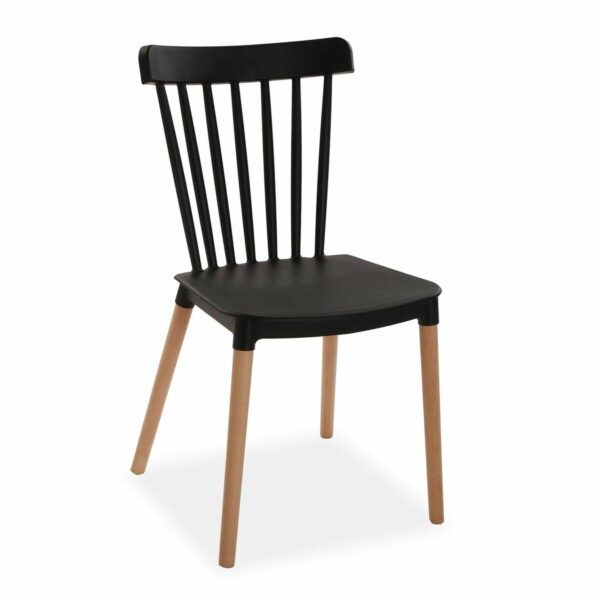 Стол Versa Черен 52,5 x 80 x 43 cm (4 броя)