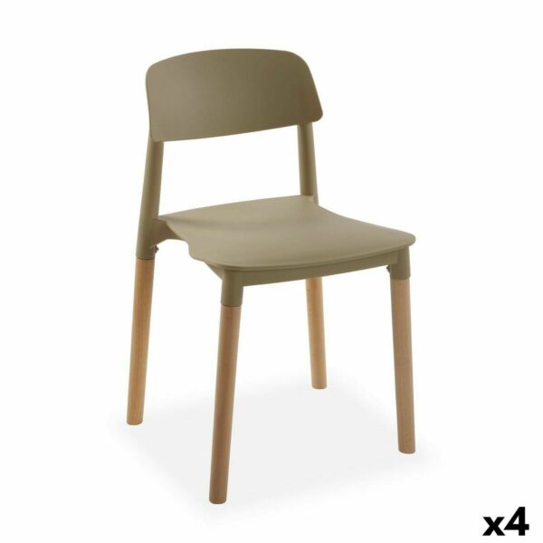 Стол Versa Бежов 45 x 76 x 42 cm (4 броя)