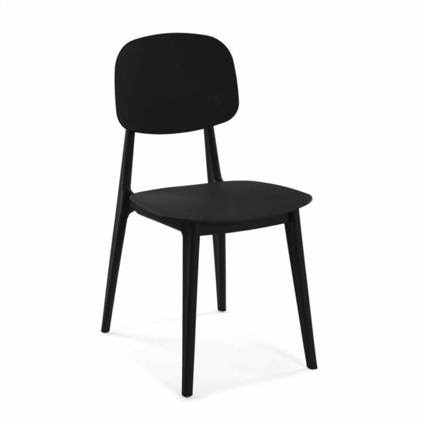Стол Versa Черен 39,5 x 80 x 41,5 cm (4 броя)