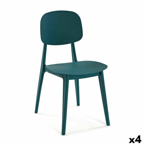 Стол Versa Син 39,5 x 80 x 41,5 cm (4 броя)