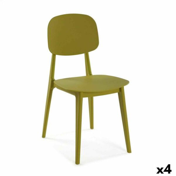 Стол Versa Горчица 39,5 x 80 x 41,5 cm (4 броя)
