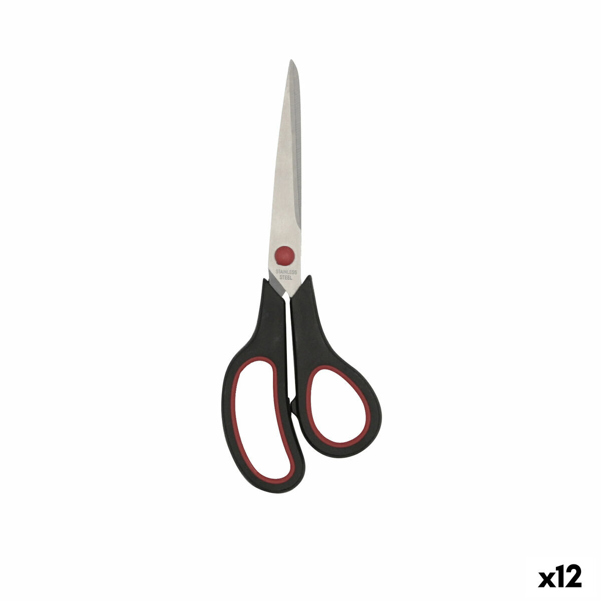 Кухненски ножици Quid Rico Черен Червен Метал 21 cm (12 броя)