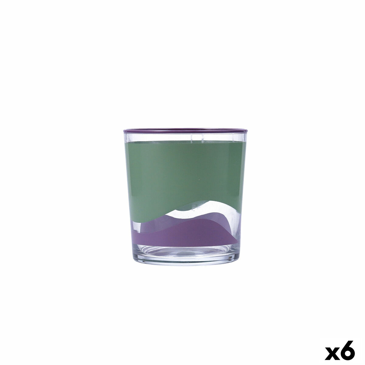 Чаша Quid Kaleido Многоцветен Cтъкло Листи 510 ml (6 броя)