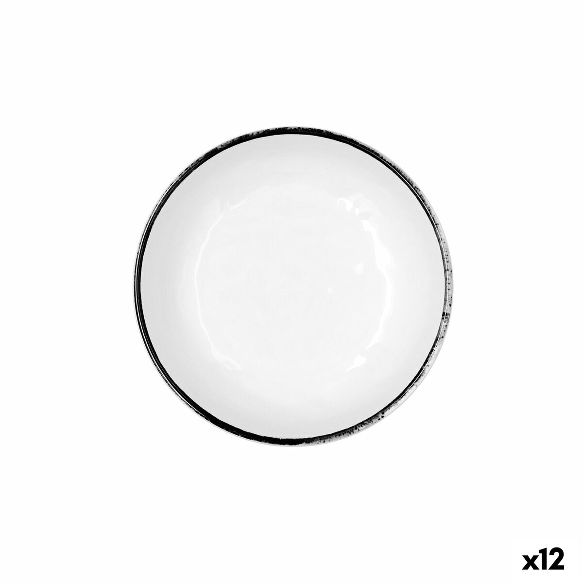 Купа Quid Select Filo Бял Черен Пластмаса 11,6 x 2,6 cm (24 броя)