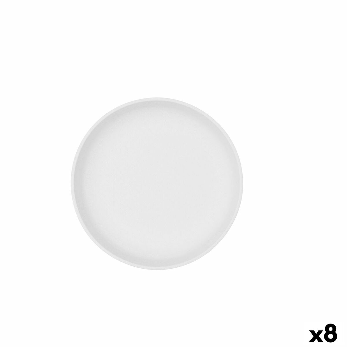 Плоска чиния Quid Select Filo Бял Черен Пластмаса Триъгълна 26 x 21 x 5,9 cm (9 броя)