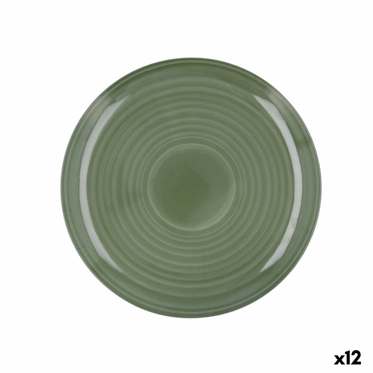 Десертна чиния Quid Kaleido Зелен Лилав Керамика 19 cm (12 броя)